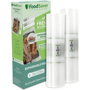 FoodSaver® 11" x 16' Expandable Vacuum Seal Rolls, 2 Pack, BPA Free